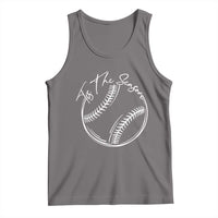 Aesthetic Tis The Season Baseball Graphic Tank Top Sports Fan Gift
