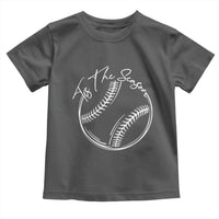 Aesthetic Tis The Season Baseball Graphic Toddler T Shirt Sports Fan Gift