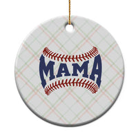 Game Day Baseball Mama Ceramic Ornament Proud Mom Gift