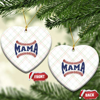 Game Day Baseball Mama Ceramic Ornament Proud Mom Gift