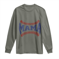 Game Day Baseball Mama Long Sleeve Shirt Proud Mom Gift