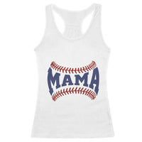 Game Day Baseball Mama Racerback Tank Top Proud Mom Gift