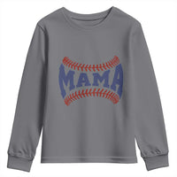 Game Day Baseball Mama Youth Sweatshirt Proud Mom Gift