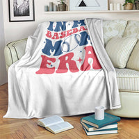 In My Baseball Mom Era Throw Blanket Game Day Sports Mom