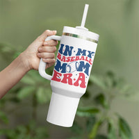 In My Baseball Mom Era Tumbler With Handle Game Day Sports Mom