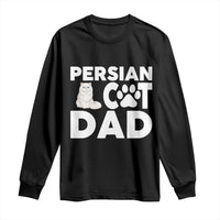 Proud Persian Cat Dad Long Sleeve Shirt Funny Fluffy Cat Lover Gift