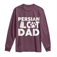 Proud Persian Cat Dad Long Sleeve Shirt Funny Fluffy Cat Lover Gift