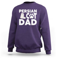 Proud Persian Cat Dad Sweatshirt Funny Fluffy Cat Lover Gift