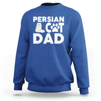 Proud Persian Cat Dad Sweatshirt Funny Fluffy Cat Lover Gift