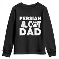 Proud Persian Cat Dad Youth Sweatshirt Funny Fluffy Cat Lover Gift