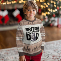 Proud British Shorthair Dad Ugly Christmas Sweater Cute Cat Fathers Day Gift