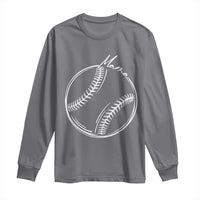 Baseball Mama Graphic Long Sleeve Shirt Game Day Gift For Baseball Moms