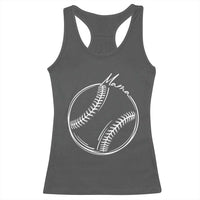Baseball Mama Graphic Racerback Tank Top Game Day Gift For Baseball Moms