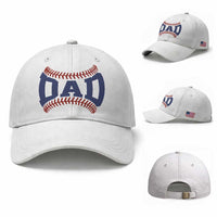 Proud Baseball Dad Baseball Cap Game Day Gift For Him
