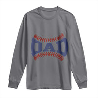 Proud Baseball Dad Long Sleeve Shirt Game Day Gift For Him