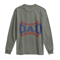 Proud Baseball Dad Long Sleeve Shirt Game Day Gift For Him