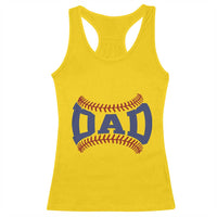 Proud Baseball Dad Racerback Tank Top Game Day Gift For Him