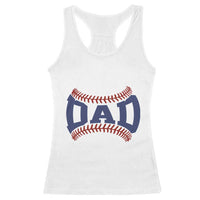 Proud Baseball Dad Racerback Tank Top Game Day Gift For Him