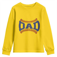 Proud Baseball Dad Youth Sweatshirt Game Day Gift For Him