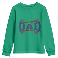 Proud Baseball Dad Youth Sweatshirt Game Day Gift For Him