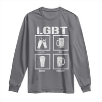 LGBT Let's Get Beers Tonight Long Sleeve Shirt Funny Beer Drinking