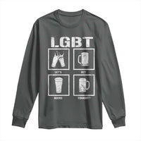 LGBT Let's Get Beers Tonight Long Sleeve Shirt Funny Beer Drinking