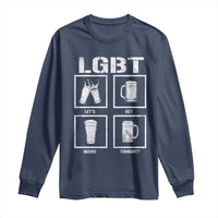 LGBT Let's Get Beers Tonight Long Sleeve Shirt Funny Beer Drinking