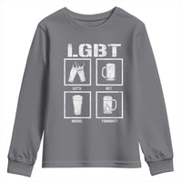 LGBT Let's Get Beers Tonight Youth Sweatshirt Funny Beer Drinking