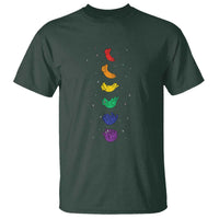 Funny Purride Cats In Space Rainbow T Shirt LGBQT Pride Feline Space