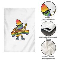 Sorry Girls I Like Bananas Garden Flag Funny LGBTQ Graphic