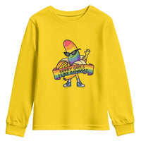 Sorry Girls I Like Bananas Youth Sweatshirt Funny LGBTQ Graphic