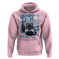 Funny Transgender Cat Starry Night Hoodie LGBTQ Pride Support Gift