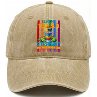 I Like My Tequila Straight But My Friends Go Either Way Washed Cotton Baseball Cap Funny LGBTQ Drinking