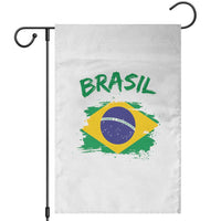Vintage Brasil Flag Garden Flag Brazilian Heritage Pride