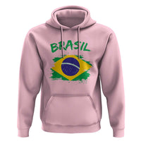 Vintage Brasil Flag Hoodie Brazilian Heritage Pride
