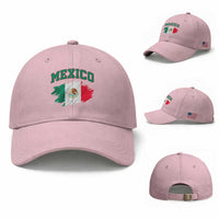 Retro Vintage Mexico Flag Baseball Cap Mexican Pride Gift