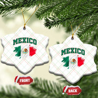 Retro Vintage Mexico Flag Ceramic Ornament Mexican Pride Gift