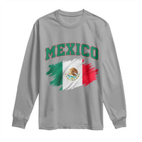 Retro Vintage Mexico Flag Long Sleeve Shirt Mexican Pride Gift