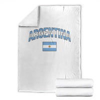 Throwback Argentina Pride Throw Blanket Vintage Flag Heritage Gift