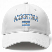 Throwback Argentina Pride Baseball Cap Vintage Flag Heritage Gift