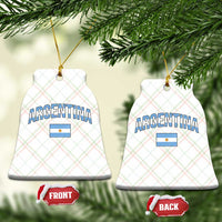 Throwback Argentina Pride Ceramic Ornament Vintage Flag Heritage Gift