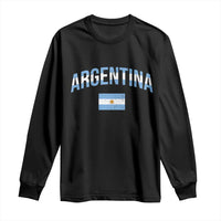 Throwback Argentina Pride Long Sleeve Shirt Vintage Flag Heritage Gift