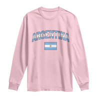 Throwback Argentina Pride Long Sleeve Shirt Vintage Flag Heritage Gift