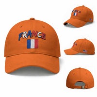 Vintage France Flag French Heritage Graphic Baseball Cap