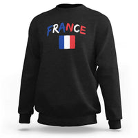 Vintage France Flag French Heritage Graphic Sweatshirt