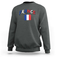 Vintage France Flag French Heritage Graphic Sweatshirt