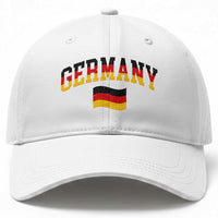 Vintage Germany Flag Baseball Cap Black Red Gold German Heritage Gift