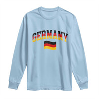 Vintage Germany Flag Long Sleeve Shirt Black Red Gold German Heritage Gift