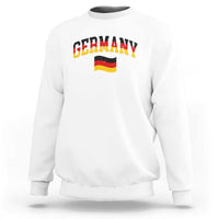 Vintage Germany Flag Sweatshirt Black Red Gold German Heritage Gift