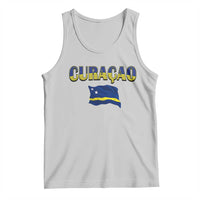 Vintage Curacao Flag Tank Top Dutch Caribbean Heritage Gift